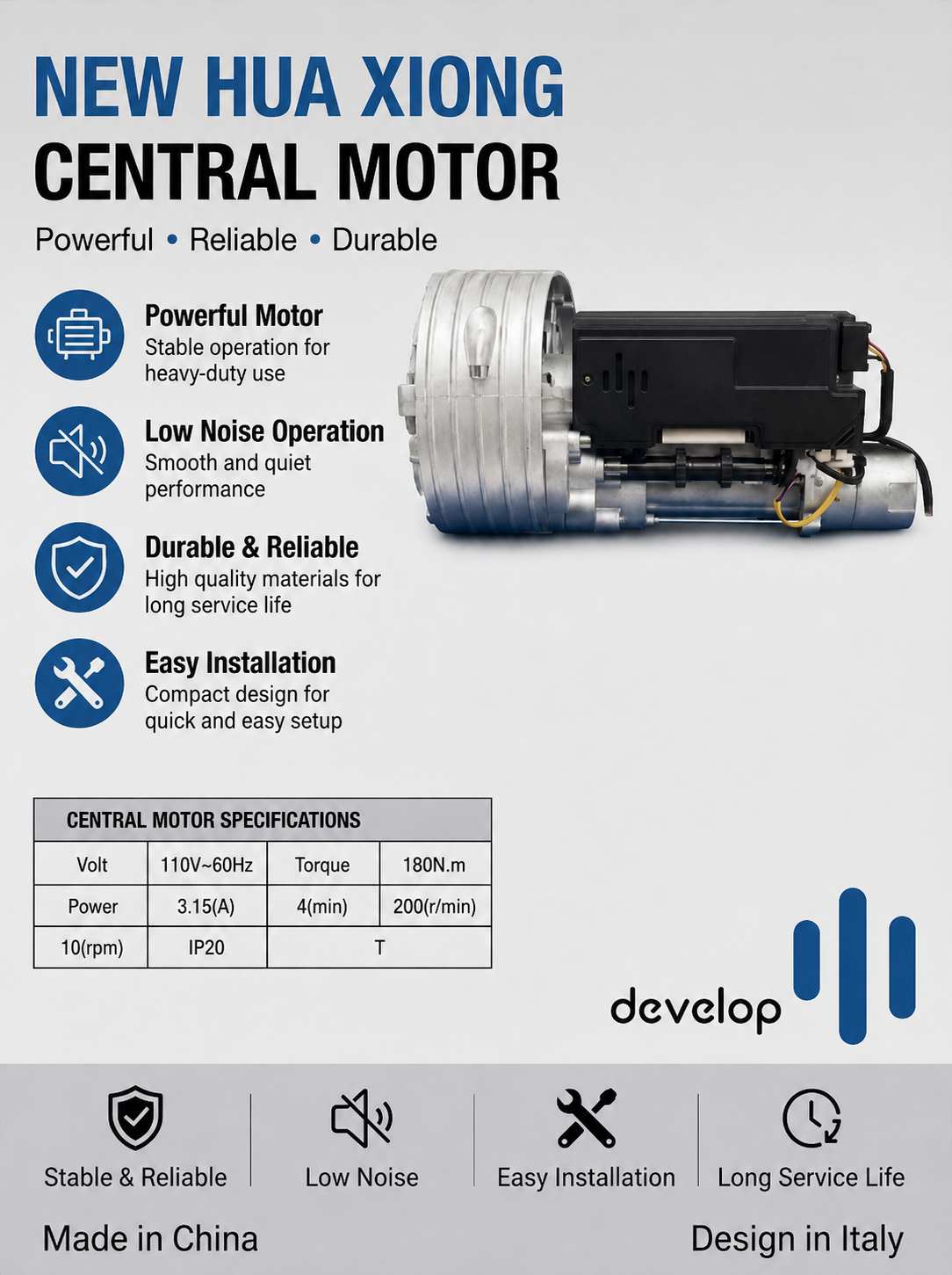 New Hua Xiong Central Motor